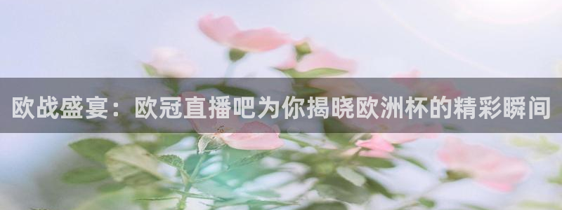 jrkan直播篮球体育网：欧战盛宴：欧冠直播吧为你揭晓欧洲杯的精彩瞬间